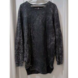 Black‎ Kaviar Men's Sweatshirt XXL Distressed Punk Black Grunge Gothic Steampunk